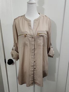 Pink Calvin Klein Button Up